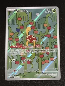 Pokemon TCG Mega Evolution Shuckle Illustration Rare 136/132 - Image 1