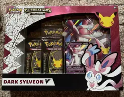 NEW-Pokemon Celebrations Dark Sylveon V Collection Box- NEW SEALED- “‘’ - Image 1