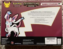 NEW-Pokemon Celebrations Dark Sylveon V Collection Box- NEW SEALED- “‘’ - Image 2