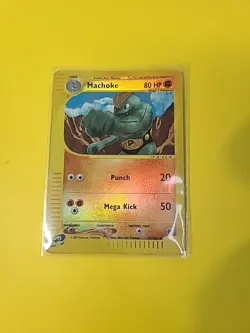Pokemon Expedition Set Reverse-Holo Machoke 85/165 (English) - Image 1