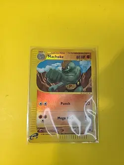 Pokemon Expedition Set Reverse-Holo Machoke 85/165 (English) - Image 2