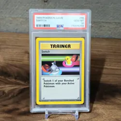 1999 POKEMON GAME #95 SWITCH PSA 10 GEM MINT BASE SET UNLIMITED - Image 1