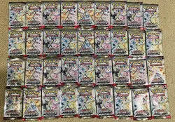 36 Pokemon Prismatic Evolutions Sealed Booster Pack Lot Booster Box Quantity - Image 1