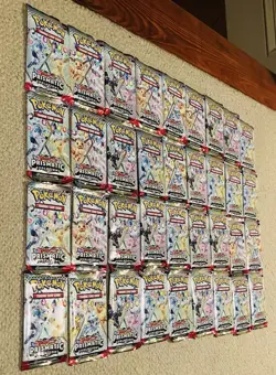 36 Pokemon Prismatic Evolutions Sealed Booster Pack Lot Booster Box Quantity - Image 2