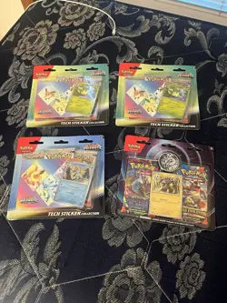 Pokemon Prismatic Evolutions Sticker Tech And Phantasmal/ Mega Evolution - Image 1