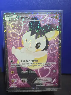 Pokemon TCG Emolga RC23/RC25 Legendary Treasures Holo Full Art - Image 1