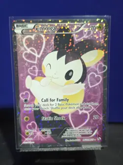 Pokemon TCG Emolga RC23/RC25 Legendary Treasures Holo Full Art - Image 2
