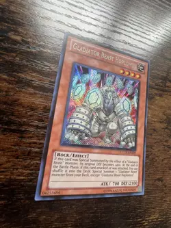 Gladiator Beast Hoplomus LCGX-EN239 Mint Secret Rare Yu-Gi-Oh! - Image 3