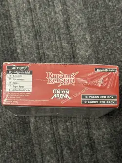 Union Arena TCG Rurouni Kenshin Booster Box UE11BT [16 Packs] New Sealed Anime - Image 3