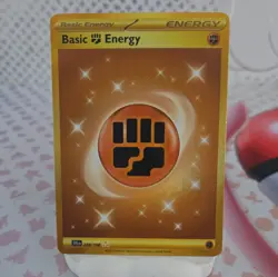 Pokemon TCG - Basic Fighting Energy 258/198 - Scarlet & Violet - Gold Hyper Rare - Image 1