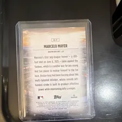 Topps 2025 Home Field Advantage Marcelo Mayer HA-47 Boston Red Sox Baseball Card - Image 2