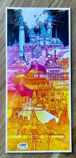 Disneyland "35 Years Of Magic" Commemorative Pop Up Map. Rare!! Factory Sealed!! - Image 4