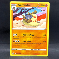 2022 POKEMON BRILLIANT STARS WORMADAM 077/172 (RARE) - Image 1