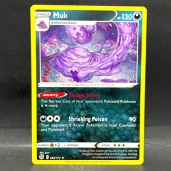 2022 POKEMON BRILLIANT STARS MUK 085/172 (RARE) - Image 1