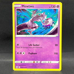 2022 POKEMON BRILLIANT STARS MEWTWO 056/172 (RARE) - Image 1