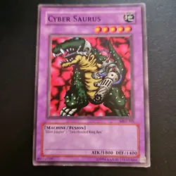 Yugioh! Cyber Saurus MRD-105 Common Unlimited Edition - Image 1