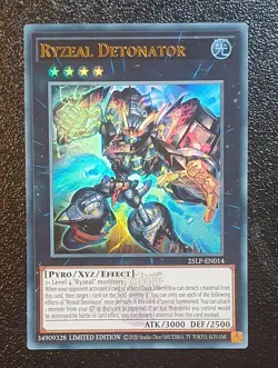 Yugioh 25LP-EN014 Ryzeal Detonator Emblazoned Ultra Rare Limited Edition MINT - Image 1