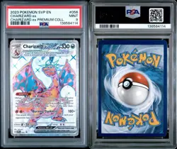 2023 POKEMON SVP PREMIUM COLLECTION PROMO #056 CHARIZARD EX PSA 9 - Image 3