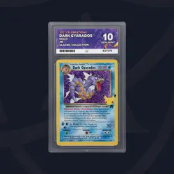 Pokemon Dark Gyarados 8/82 Celebrations Holo ACE 10 GEM MINT - Image 1