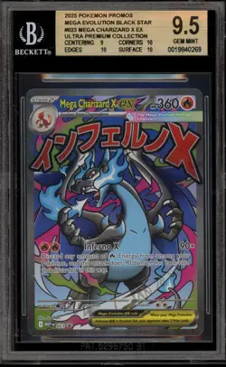 Pokemon Mega Charizard X ex Ultra-Premium Coll. Promo #023 BGS 9.5 - Image 1
