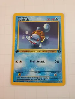 Pokemon TCG Squirtle Team Rocket 68 Regular 1st Edition Common NM - Image 1