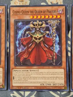 Cosmo Queen the Queen of Prayers x3 INFO-EN024 Yugioh - Image 3