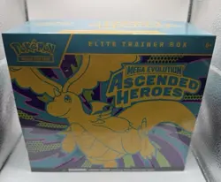 Pokemon Ascended Heroes ETB Elite Box Factory Sealed Mega Evolution TCG - Image 1