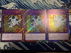 Yugioh Breakthrough Skill Platinum Secret Rare RA04-EN202 x3 - Image 1
