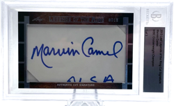 MARVIN CAMEL 2013 Leaf Legends of the Ring Cut Signature RARE Auto 1/3 Boxing - Image 3