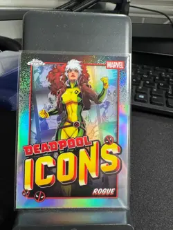 2025 Topps Chrome Deadpool Icons DI-9 Rogue Marvel X-Men Insert Card - Image 1