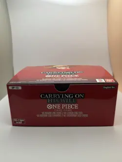 One Piece Carrying On His Will Booster Box OP-13 English *EMPTY* - Image 1
