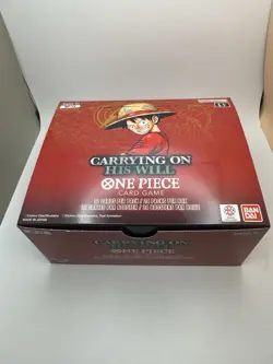 One Piece Carrying On His Will Booster Box OP-13 English *EMPTY* - Image 2