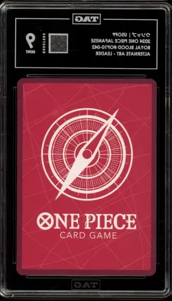 One Piece CCG Usopp Royal Blood Japanese Alternate Art OP10-042 TAG 9 Mint - Image 2