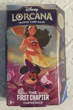 Disney Lorcana Starter Deck Amber Amethyst New Sealed First Chapter Moana Mickey 4050368981691 - Image 1