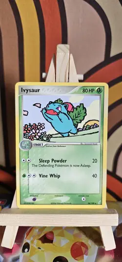 Pokemon TCG Ivysaur Card EX Crystal Guardians 34/100 Uncommon - Image 1