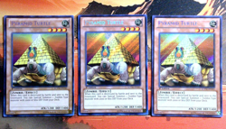 YuGiOh! 3x Pyramid Turtle LCYW-EN245 1st Edition NM/VNM SCR Playset - Image 1