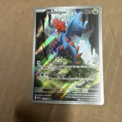Druddigon 151/086 Illustration Rare Full Art Pokemon Card NM - Image 1