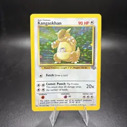 Pokemon TCG Kangaskhan Jungle Holo Card 5/64 Unlimited Rare LP Condition -j - Image 1