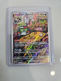 Pokemon Brute Bonnet Holo Illustration Rare 123/182 SV04 Paradox Rift Card - Image 2