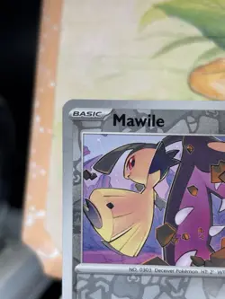 Mawile - 112/162 SV05: Temporal Forces Reverse Holo Pokemon Card TCG - Image 2
