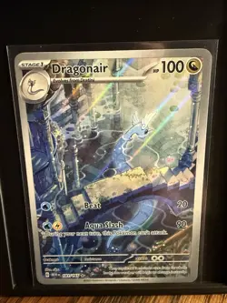 Pokemon TCG Dragonair Scarlet & Violet 151 Illustration Rare Holo Card 181/165 - Image 1