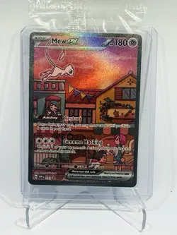 Pokemon Scarlet & Violet Promo Cards Mew Ex #053 Holo SEALED - Image 1