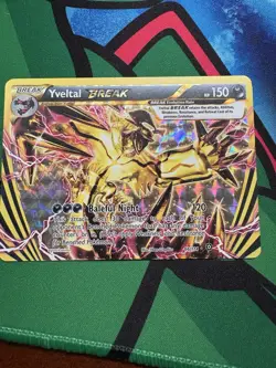 Pokemon TCG Yveltal Break Steam Siege Holo Rare Card 66/114 - Image 1