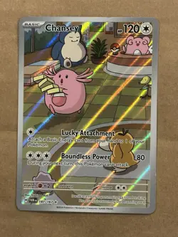 Chansey 187/167 IR Illustration Rare SV06 Twilight Masquerade Pokemon Card - Image 1