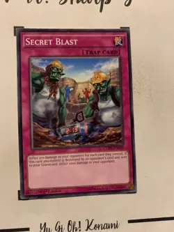 SECRET BLAST - 1st EDITION CORE-EN099 ENGLISH Yu-Gi-Oh! CARD COMMON KONAMI - Image 5