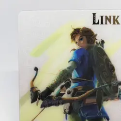 01 LINK The Legend of Zelda Breath of the Wild Plastic Card Nintendo Japan - Image 2
