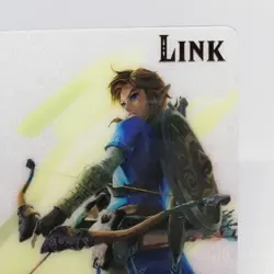 01 LINK The Legend of Zelda Breath of the Wild Plastic Card Nintendo Japan - Image 3