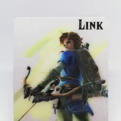 01 LINK The Legend of Zelda Breath of the Wild Plastic Card Nintendo Japan - Image 4