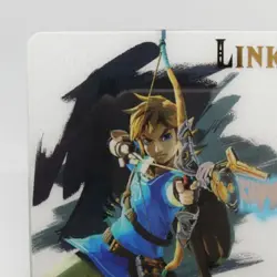 03 LINK The Legend of Zelda Breath of the Wild Plastic Card Nintendo Japan - Image 2