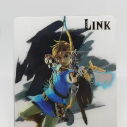 03 LINK The Legend of Zelda Breath of the Wild Plastic Card Nintendo Japan - Image 3